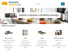 Tablet Screenshot of dostupnynabytek.cz